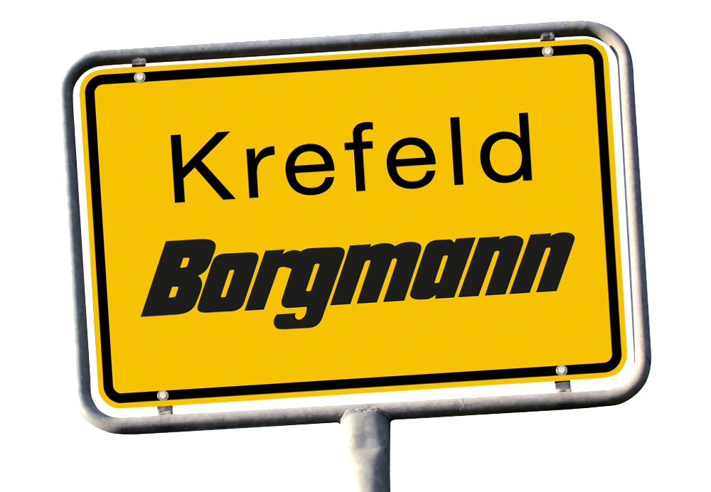 Stadtschild Borgmann Krefeld