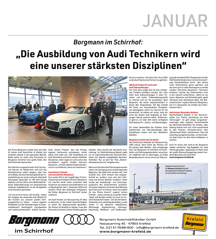 Borgmann im Schirrhof, Audi Service